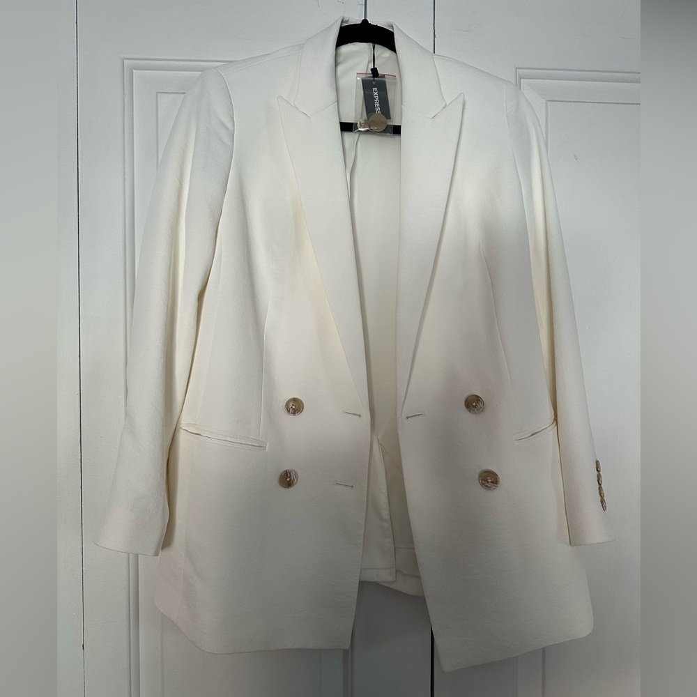 Express Off White Blazer XS
